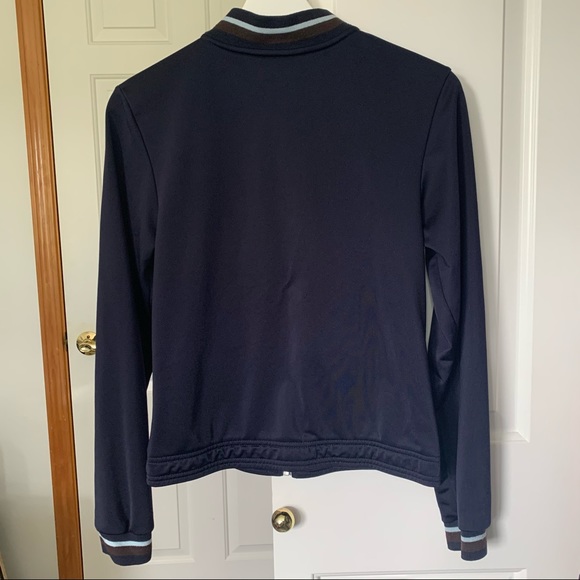 Puma Athletic Bomber Jacket Chevron Arrow Stripe - Picture 2 of 3